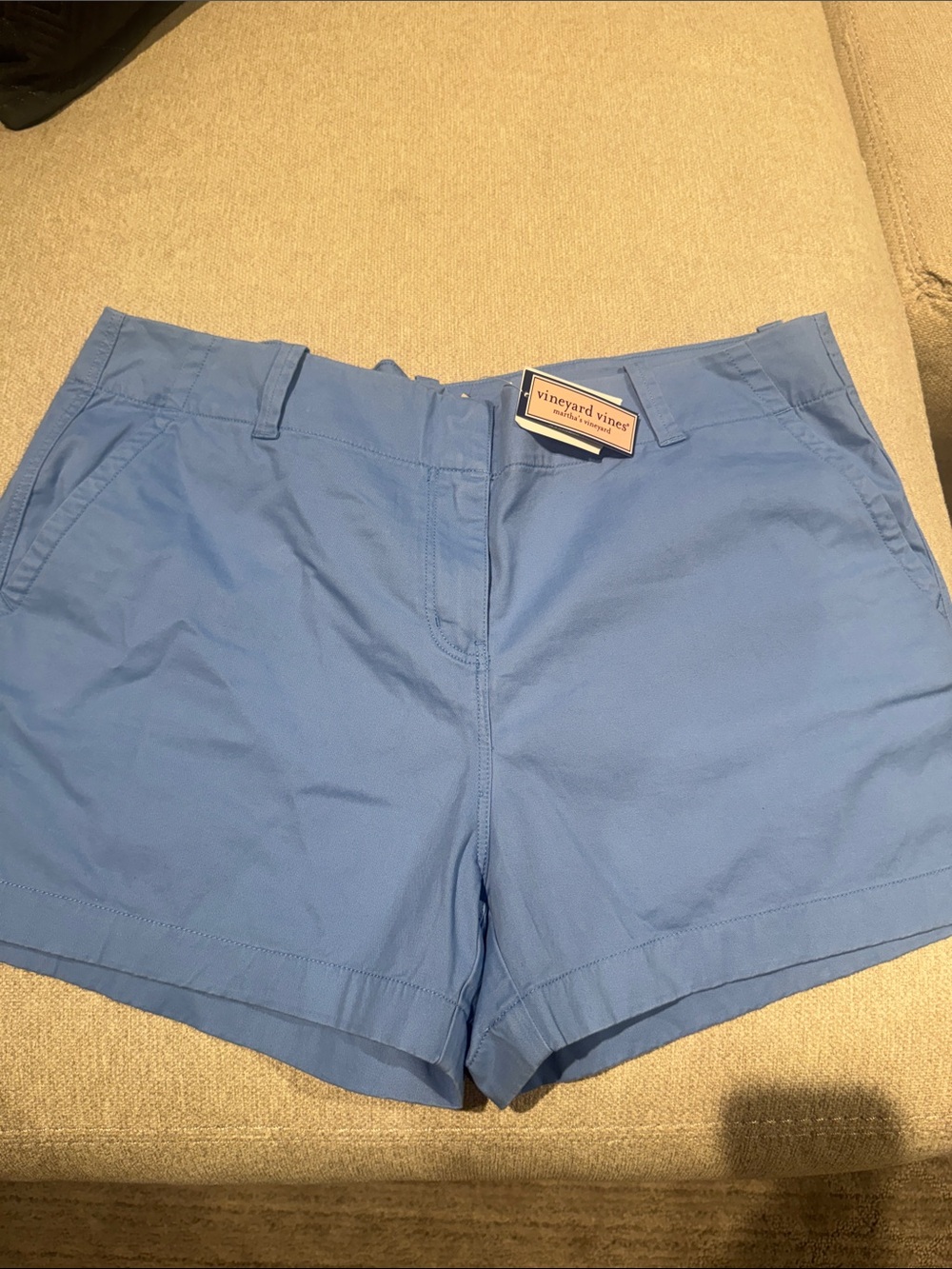 Vineyard Vines Women's Light Blue Chino Bermuda Shorts